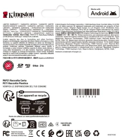 Kingston Canvas Select Plus - Flash-minneskort (microSDXC till