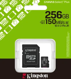 Kingston Canvas Select Plus - Flash-minneskort (SD-adapter
