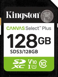 Kingston Canvas Select Plus - Flash-minneskort - 128 GB - Video