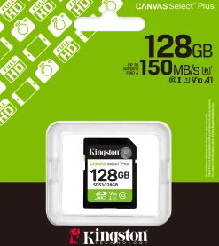 Kingston Canvas Select Plus - Flash-minneskort - 128 GB - Video