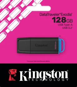 Kingston DataTraveler Exodia - USB flash-enhet - 128 GB - USB