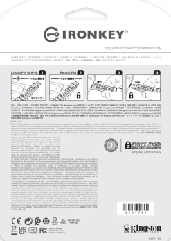 Kingston IronKey Keypad 200 - USB flash-enhet - krypterat - FIPS