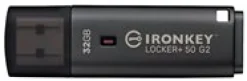 Kingston IronKey Locker+ 50 G2 - USB flash-enhet - krypterat