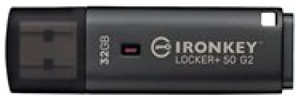 Kingston IronKey Locker+ 50 G2 - USB flash-enhet - krypterat