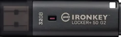 Kingston IronKey Locker+ 50 G2 - USB flash-enhet - krypterat