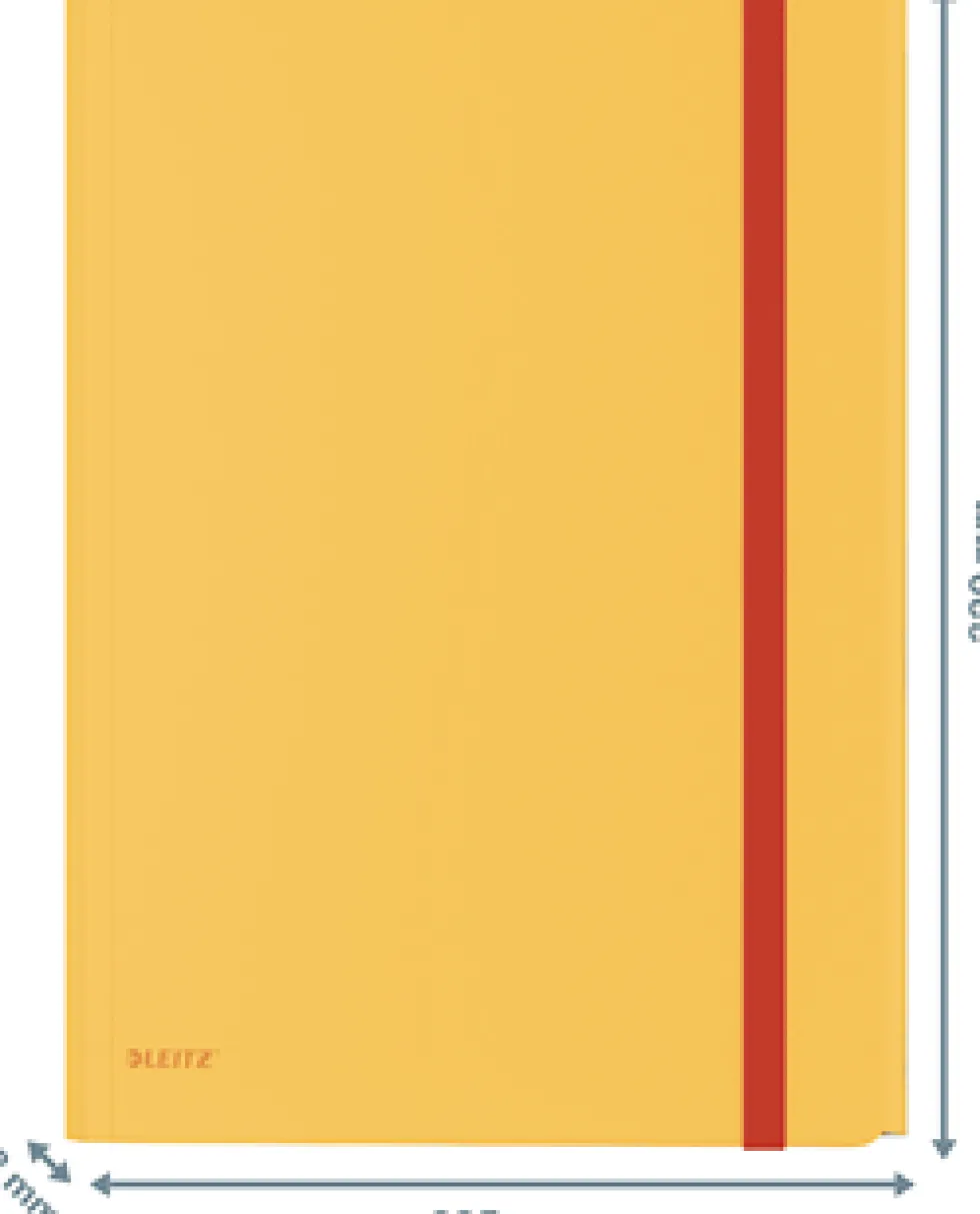 3-klaffmapp Leitz Cosy A4, PP, Gul