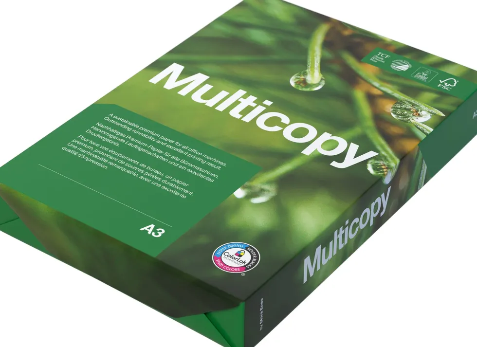 Kopieringspapper MULTICOPY A3 100g oh 500/fp
