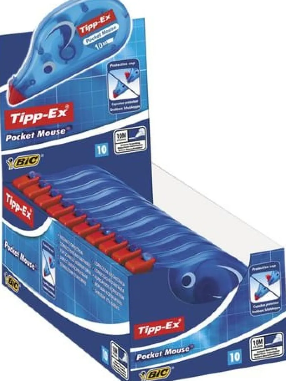 Korrigeringsroller Tipp-Ex Pocket Mouse, 4,2mm, 10st