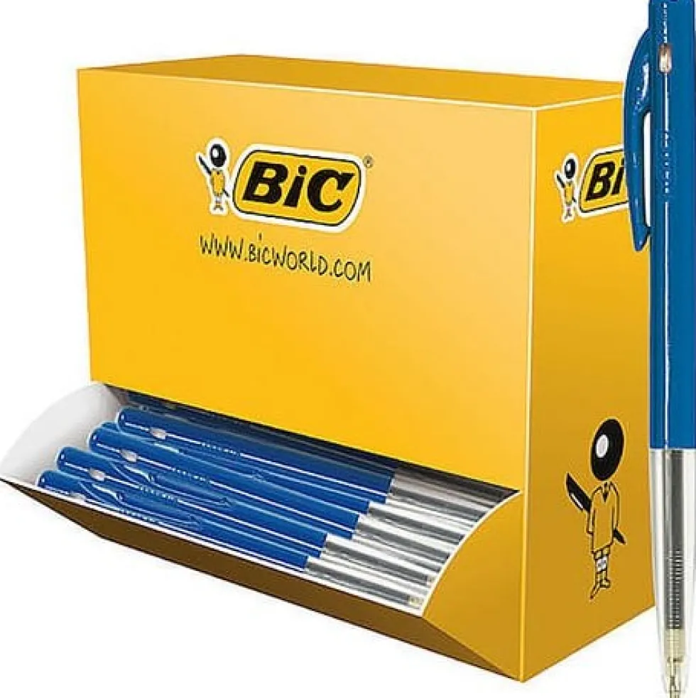 Kulpenna BIC Clic M10 1,0 blå 100/fp