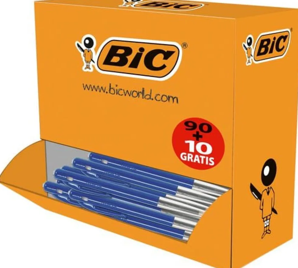 Kulpenna BIC Clic M10 1,0 blå 100/fp