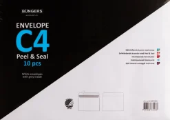 Kuvert Peel & Seal C4 10/fp