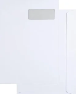 Kuvert SOBER C4 H2 FH 100g vit 500/fp