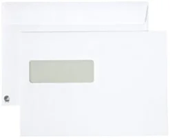Kuvert SOBER C5 V2 PS 90g vit 500/fp