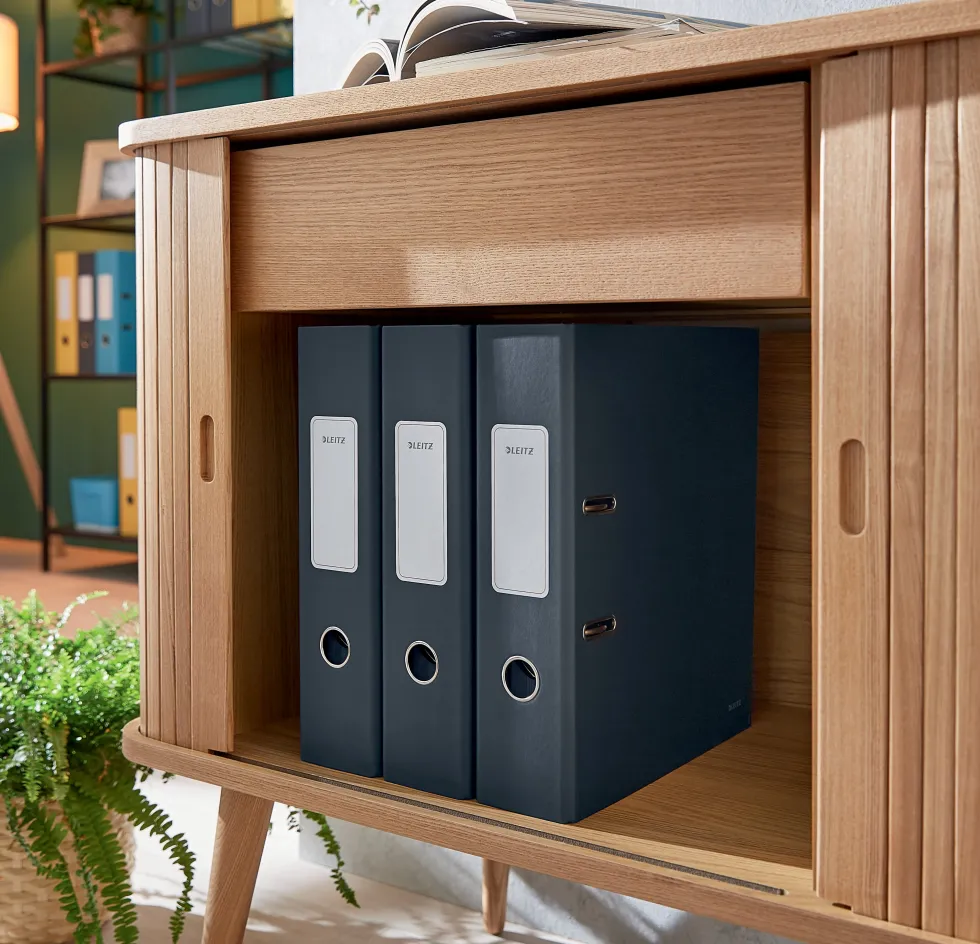 LAF Leitz 180° Cosy A4 80mm Grå