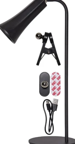 Lampa Functional LED 38cm svart