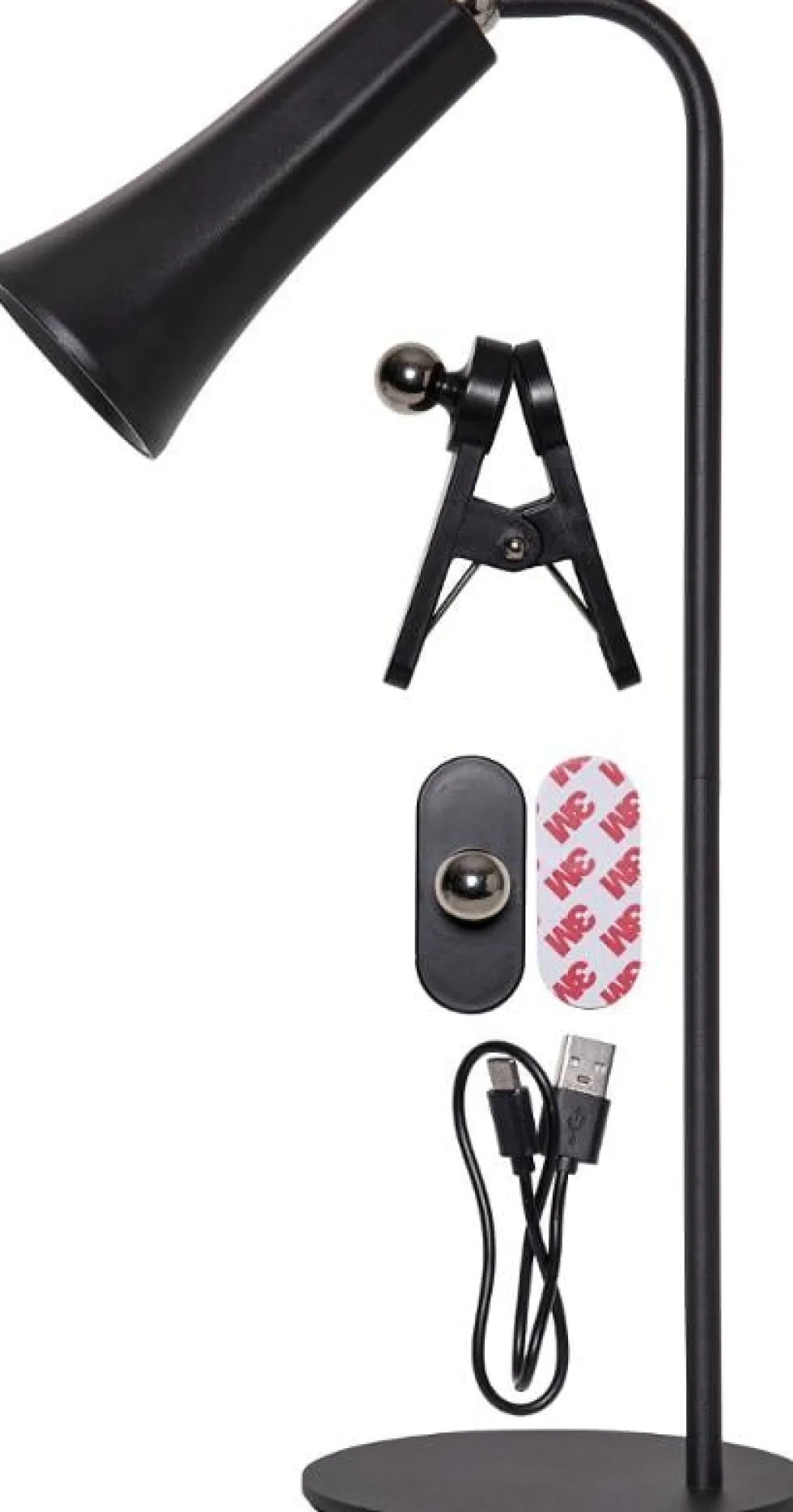 Lampa Functional LED 38cm svart