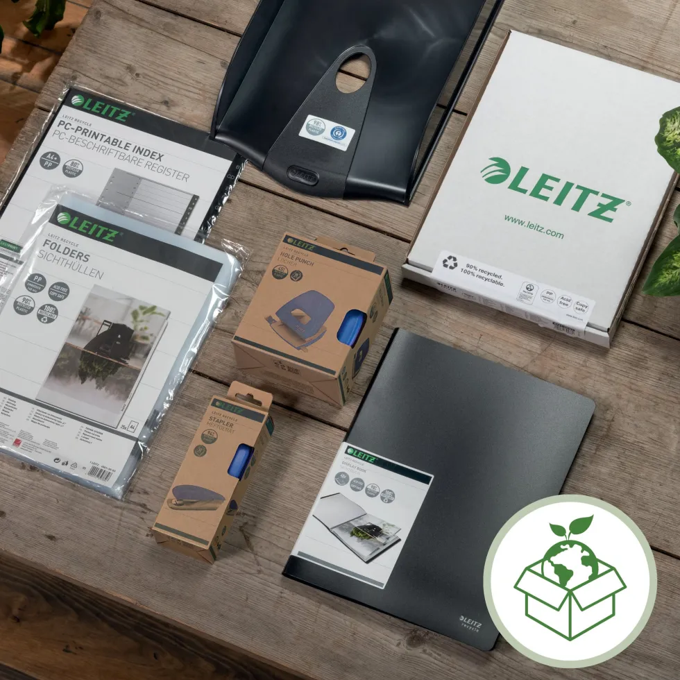 Leitz Recycle Häftapparat 10 ark grön