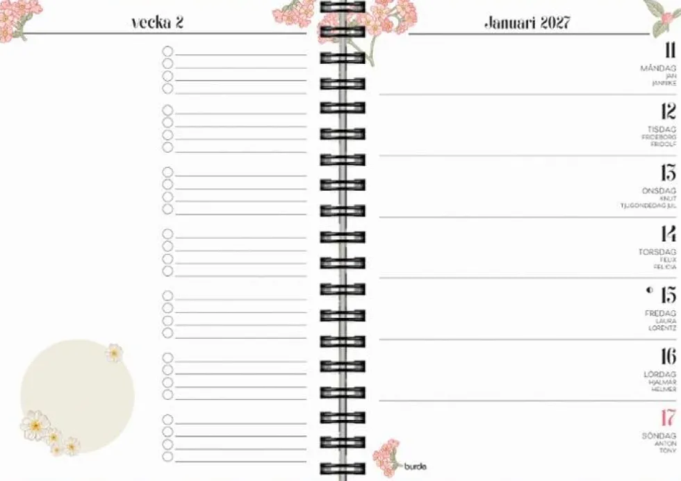 Life Planner Floral 2027