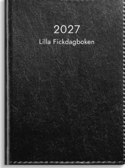 Lilla Fickdagboken 2027 konstläder svart