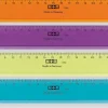 Linjal 30 cm sorterade färger