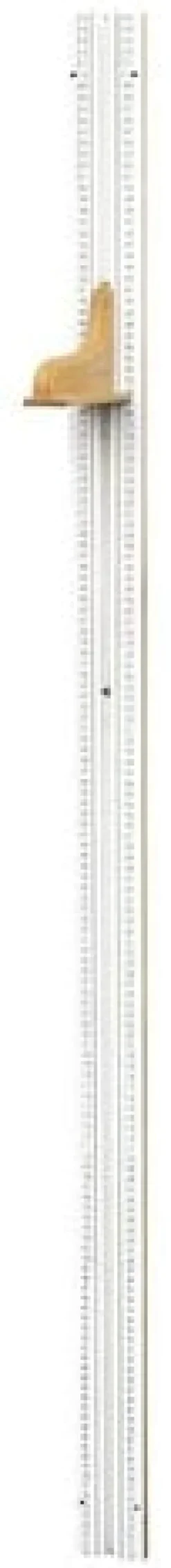 Längdmätare väggmodell trä 70-205cm