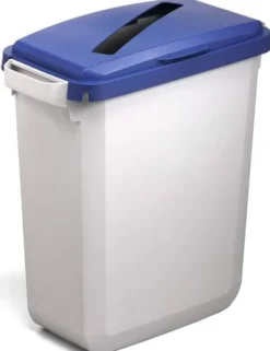 Lock DURABIN 60L fällbart för papper blå