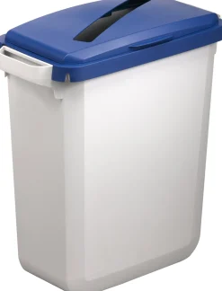 Lock DURABIN 60L fällbart för papper blå