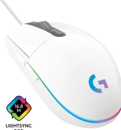 Logitech Gaming Mouse G203 LIGHTSYNC - Mus - optisk - 6 knappar