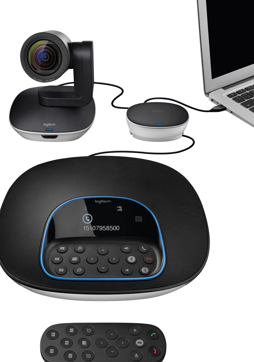 Logitech GROUP - Paket för videokonferens - power adapter