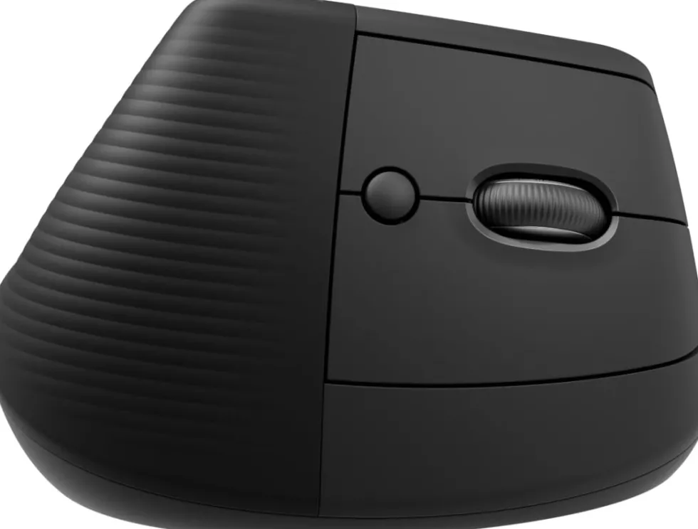 Logitech Lift Right Vertical Ergonomic Mouse, Graphite/Black