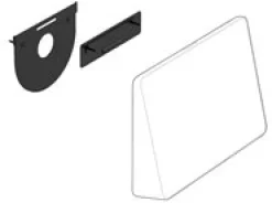 Logitech Tap Wall Mount - Monteringssats för styrenhet till