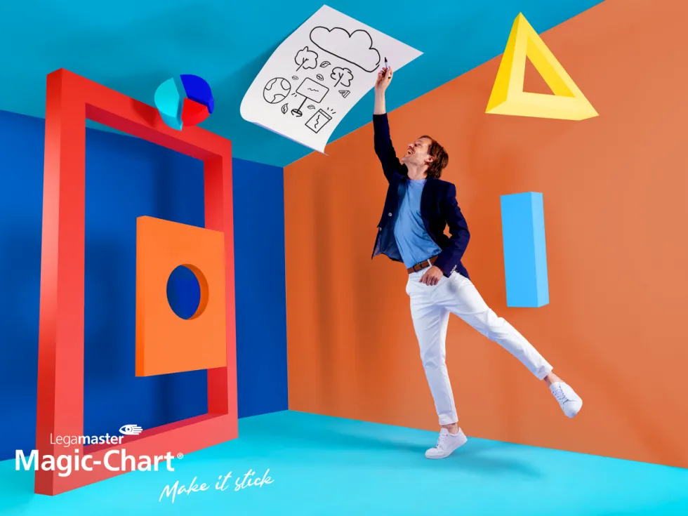 Magic Chart svart suddbar 25ark