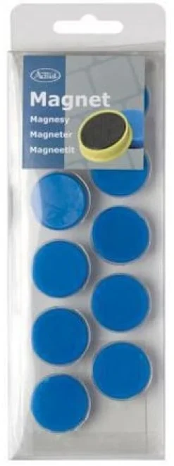 Magnetknapp Actual Blå, 25mm, 10/fp