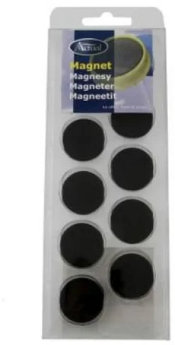 Magnetknapp Actual Svart, 25mm, 10/fp