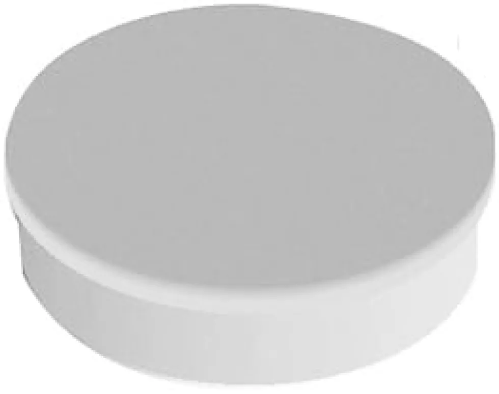 Magnet rund 20mm vit 10/fp