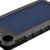 10.000 mAh Outdoor Solar PowerBank, Black