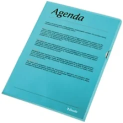 Mapp 105my PP präglad A4 blå (10)