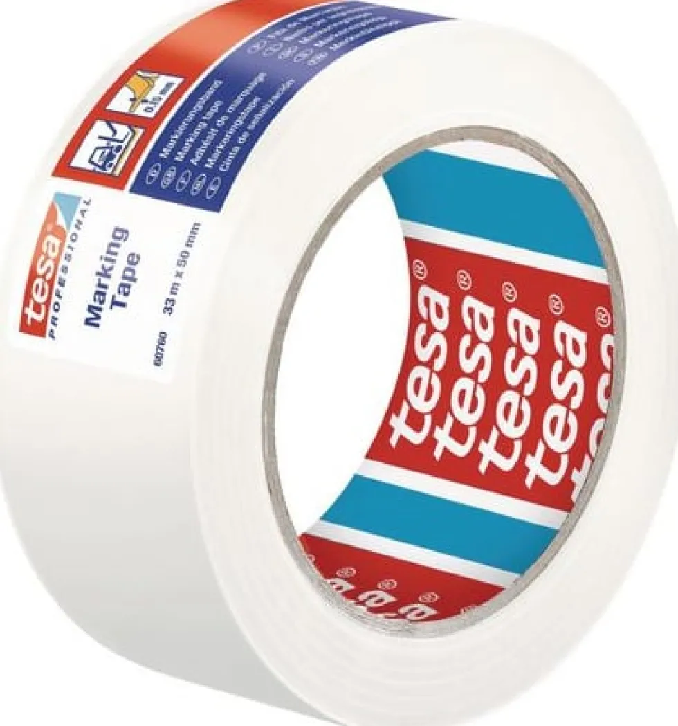 Markeringstejp TESA Prof. 50mmx33m vit