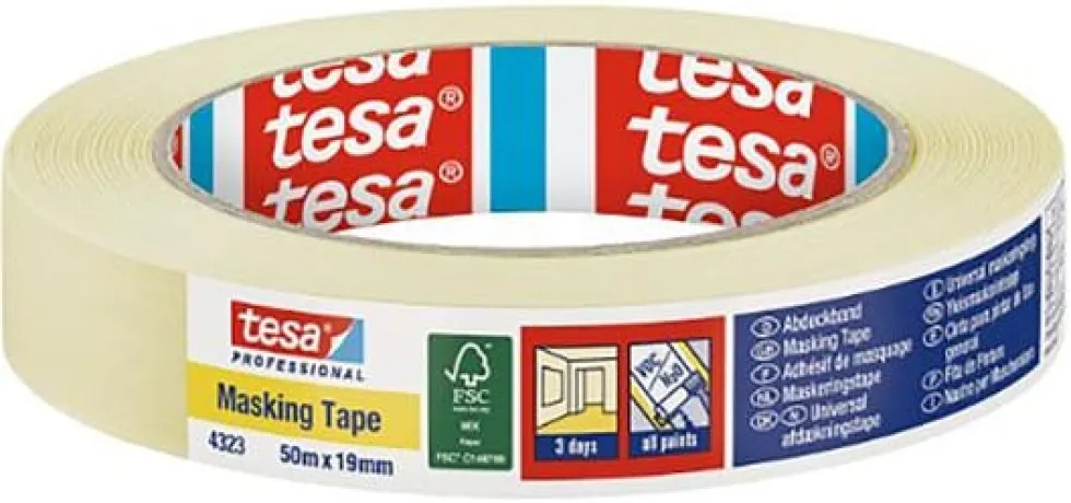 Maskeringstejp TESA Prof. 4323 19mmx50m