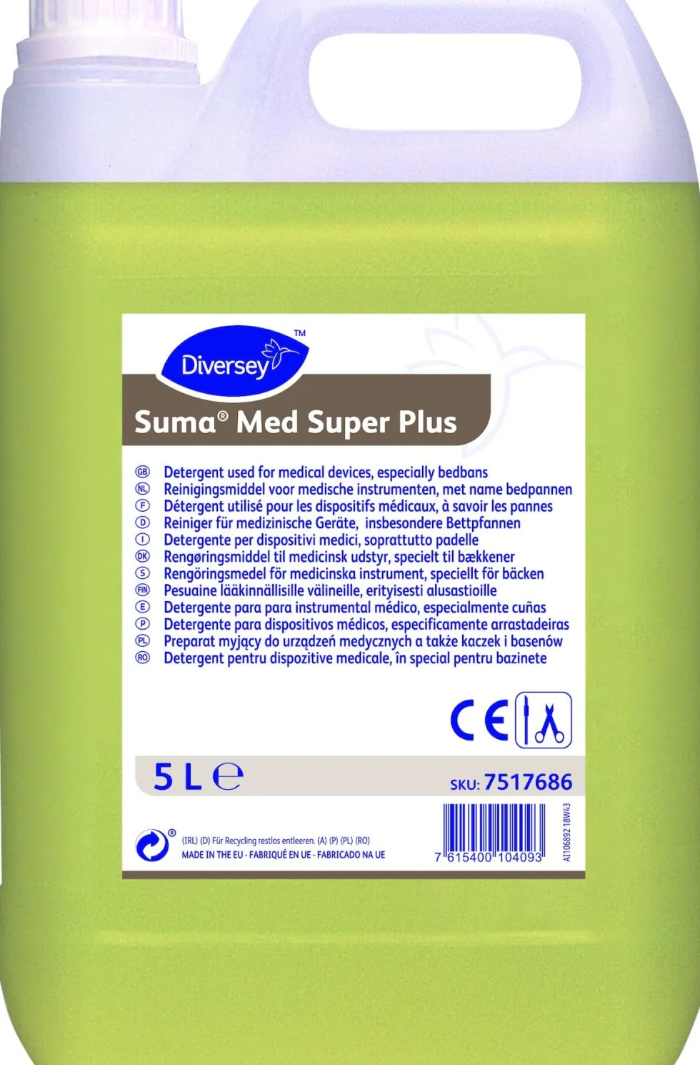 Maskindisk SUMA Med Super Plus 5L