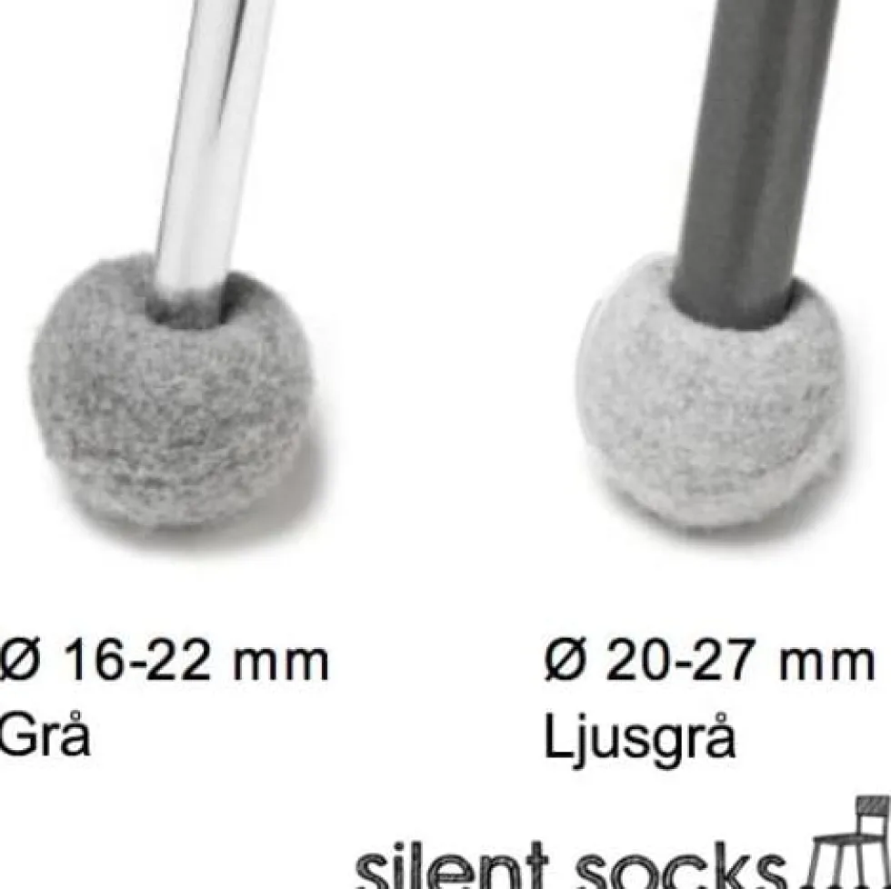 Möbeltass Silent Socks 16-22mm Grå