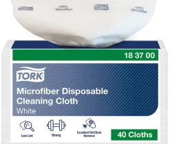 Microfiberduk TORK 29,5x34cm vit 40/fp