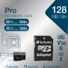 Micro SDXC Card PRO 128GB U3 with Adaptor