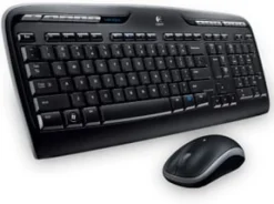 MK330 Wireless Desktop Set, Black (Nordic)