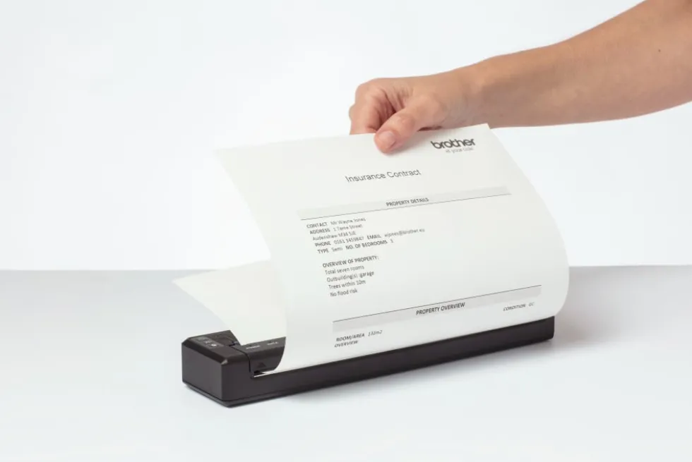 Mobile A4 printer 300 DPI USB-C, Bluetooth