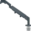 Monitor Arm Ergo Space Saving Single, Dark Grey