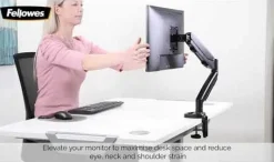 Monitorarm FELLOWES Platinum gas dubbel