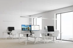 Monitor Arm Space Saving Dual Black