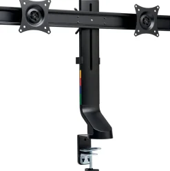 Monitor Arm Space Saving Dual Black