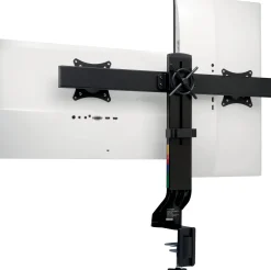 Monitor Arm Space Saving Dual Black